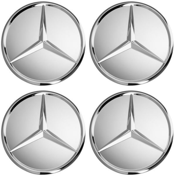 Mercedes Benz original Radnabenabdeckung Nabenkappe silbern Stern 