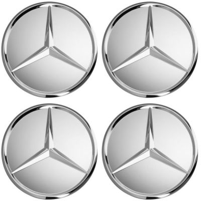 Mercedes Benz original Radnabenabdeckung nur für E-Klasse S211 W211 silbern Stern
